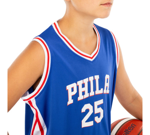 Форма баскетбольная детская NBA клуб Philadelphia 76ers 25 S-2XL цвета в ассортименте