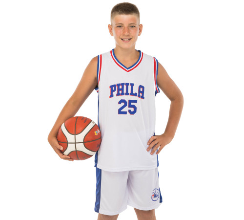 Форма баскетбольная детская NBA клуб Philadelphia 76ers 25 S-2XL цвета в ассортименте
