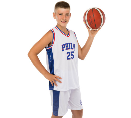 Форма баскетбольная детская NBA клуб Philadelphia 76ers 25 S-2XL цвета в ассортименте