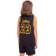 Форма баскетбольна дитяча NBA клуб Los Angeles Lakers 23 S-2XL чорний-жовтий