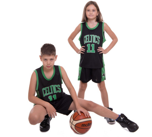 Форма баскетбольна дитяча NBA клуб Boston Celtics 11 S-2XL кольори в асортименті