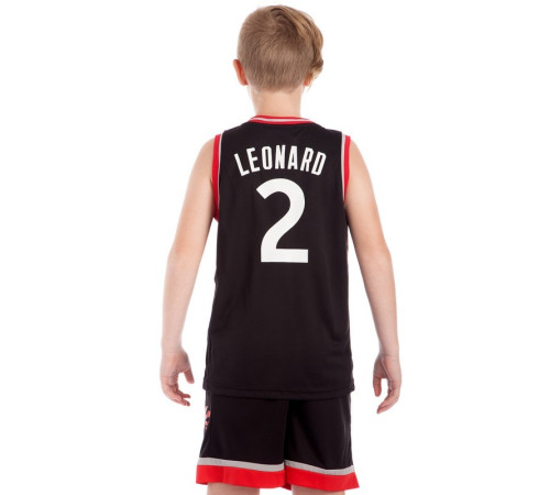 Форма баскетбольна дитяча NBA клуб Toronto Raptors 2 M-2XL чорний-червоний