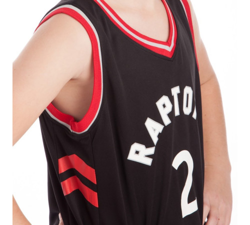 Форма баскетбольна дитяча NBA клуб Toronto Raptors 2 M-2XL чорний-червоний