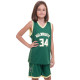 Форма баскетбольная детская NBA клуб Milwaukee Bucks 34 S-2XL зеленый-желтый