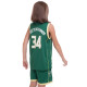 Форма баскетбольная детская NBA клуб Milwaukee Bucks 34 S-2XL зеленый-желтый