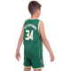 Форма баскетбольная детская NBA клуб Milwaukee Bucks 34 S-2XL зеленый-желтый