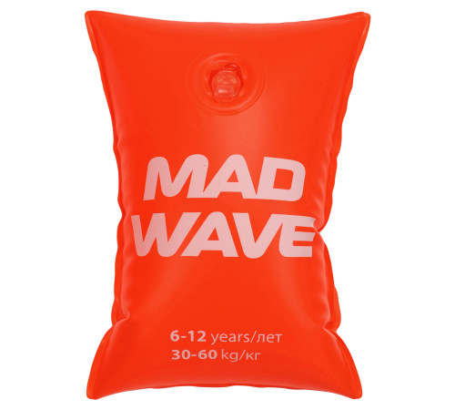 Нарукавники для плавання дитячі надувні 2шт MadWave BASIC 2-12 лет цвета в ассортименте