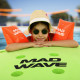 Нарукавники для плавання дитячі надувні 2шт MadWave BASIC 2-12 лет цвета в ассортименте
