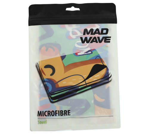 Рушник спортивний з мікрофібри MadWave LLAMA 80х40см зелений