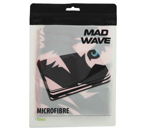 Полотенце спортивное из микрофибры MadWave HUSKY 80х40см черный