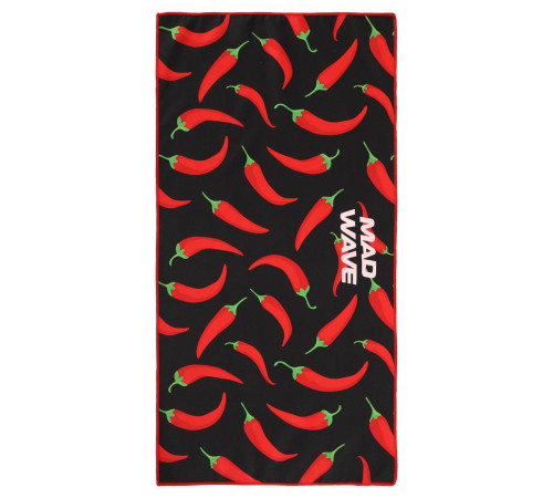 Полотенце спортивное из микрофибры MadWave SPICY 80х40см черный