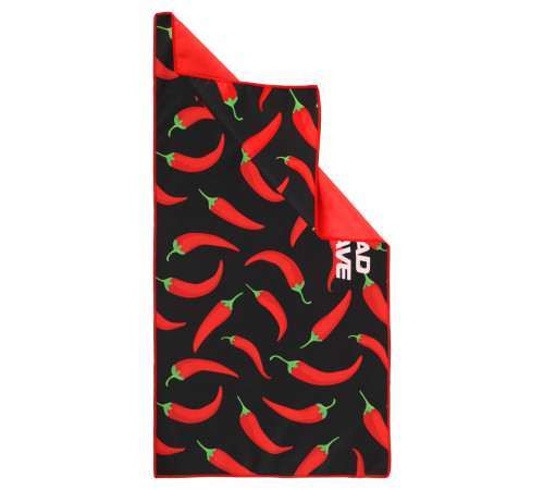 Полотенце спортивное из микрофибры MadWave SPICY 80х40см черный