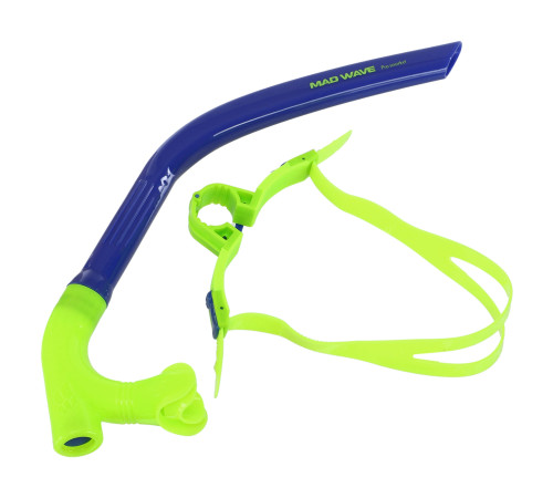Трубка фронтальна дихальна для плавання MadWave PRO SNORKEL кольори в асортименті
