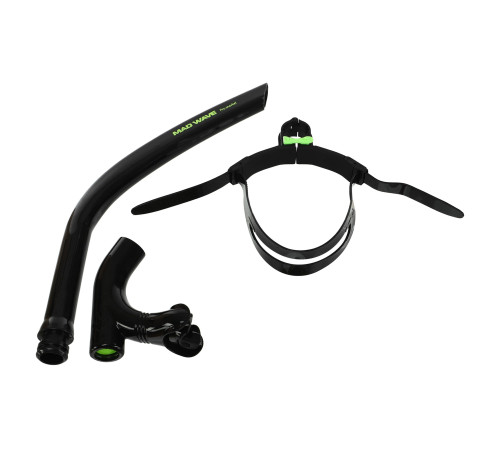 Трубка фронтальна дихальна для плавання MadWave PRO SNORKEL кольори в асортименті