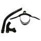 Трубка фронтальна дихальна для плавання MadWave PRO SNORKEL кольори в асортименті