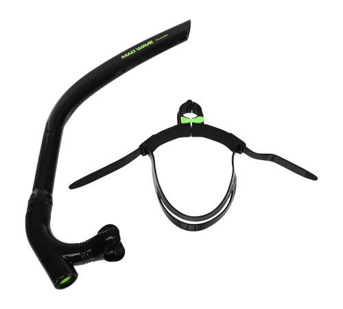 Трубка фронтальна дихальна для плавання MadWave PRO SNORKEL кольори в асортименті