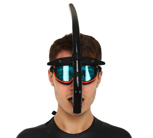 Трубка фронтальна дихальна для плавання MadWave PRO SNORKEL кольори в асортименті