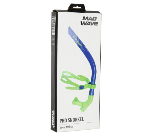 Трубка фронтальна дихальна для плавання MadWave PRO SNORKEL кольори в асортименті