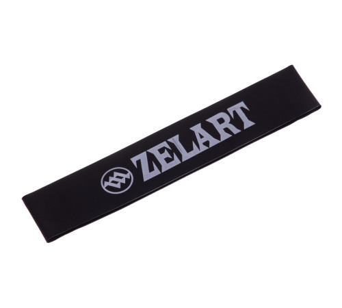 Резинка для вправ стрічка опору LOOP BANDS Zelart XL чорний