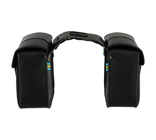Кофры боковые для мотоцикла из экокожи Chopper SP-Sport 2шт 26x24,5x11,5см черный