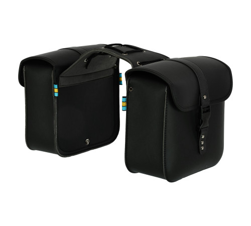 Кофры боковые для мотоцикла из экокожи Chopper SP-Sport 2шт 26x24,5x11,5см черный