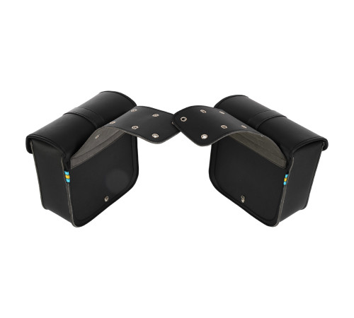 Кофры боковые для мотоцикла из экокожи Chopper SP-Sport 2шт 26x24,5x11,5см черный