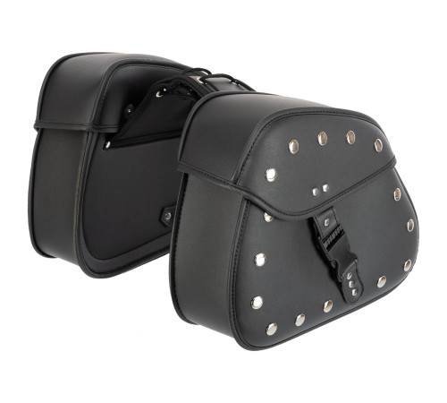 Кофры боковые для мотоцикла из экокожи Chopper SP-Sport 2шт 32x26x20см черный