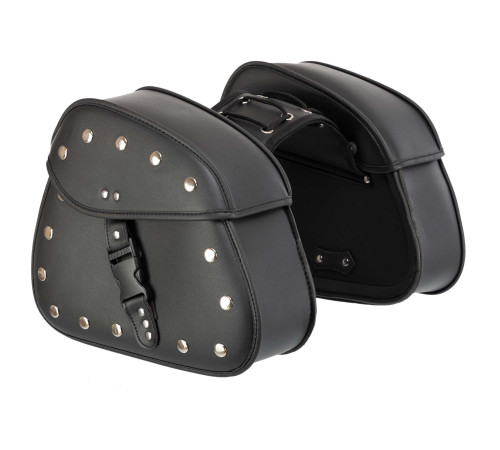 Кофры боковые для мотоцикла из экокожи Chopper SP-Sport 2шт 32x26x20см черный