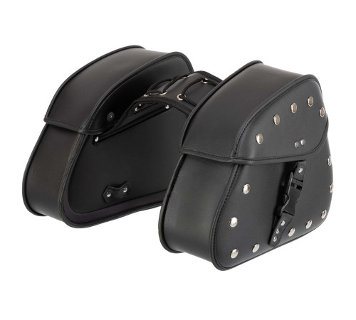 Кофры боковые для мотоцикла из экокожи Chopper SP-Sport 2шт 32x26x20см черный