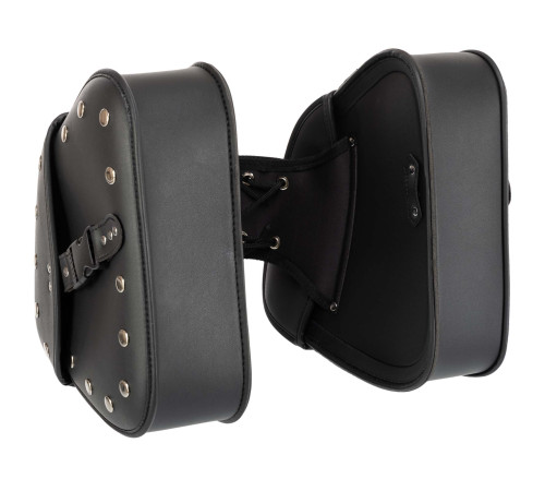 Кофры боковые для мотоцикла из экокожи Chopper SP-Sport 2шт 32x26x20см черный