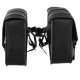 Кофри бічні для мотоцикла з екошкіри Chopper SP-Sport 2шт 28x24x11смчорний