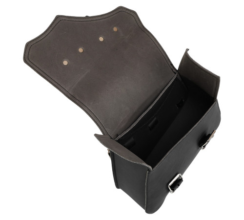 Кофри бічні для мотоцикла з екошкіри Chopper SP-Sport 2шт 28x24x11смчорний
