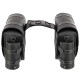 Кофри бокові для мотоцикла зі шкірозамінника SP-Sport 2шт 35x27x15см чорний