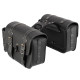 Кофри бокові для мотоцикла зі шкірозамінника SP-Sport 2шт 35x27x15см чорний