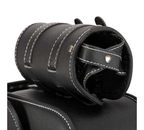 Кофри бокові для мотоцикла зі шкірозамінника SP-Sport 2шт 35x27x15см чорний