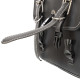 Кофри бокові для мотоцикла зі шкірозамінника SP-Sport 2шт 35x27x15см чорний