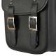 Кофри бокові для мотоцикла зі шкірозамінника SP-Sport 2шт 28x27x12см чорний