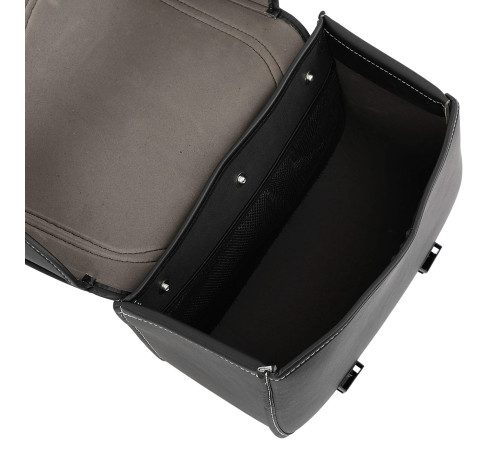 Кофри бокові для мотоцикла зі шкірозамінника SP-Sport 2шт 35x30x15см чорний