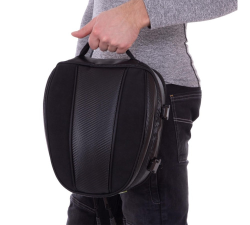 Сумка на бак мотоцикла на магнітах Tank Bag ROUGH and ROAD 23х28х11+4см чорний