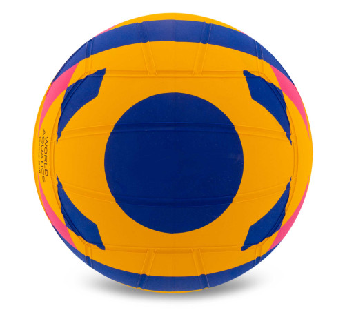 М'яч для водного поло MIKASA №4 жовтий-синій-рожевий