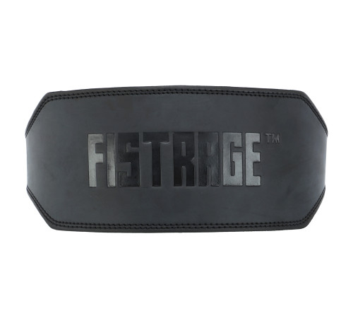 Пояс атлетичний шкіряний FISTRAGE спинка-15см розмір-L-XXL чорний