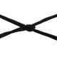 Сетка для волейбола SP-Sport 9,5x1,0м черный