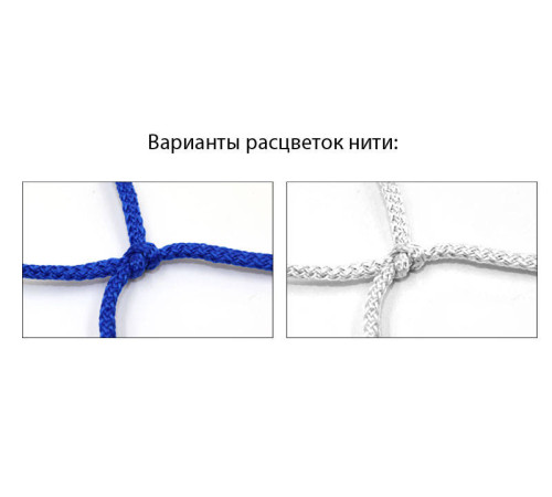 Сітка для міні-футболу та гандболу SP-Planeta Стандарт1.1 3x2x1м 2шт синій-жовтий
