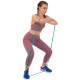 Резина петля для подтягиваний и тренировок лента силовая SP-Sport Fitness LINE 15-25кг бирюзовый