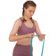 Резина петля для подтягиваний и тренировок лента силовая SP-Sport Fitness LINE 15-25кг бирюзовый