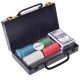 Набор для покера в пластиковом кейсе Poker game set Poker game set SP-Sport 100 фишек
