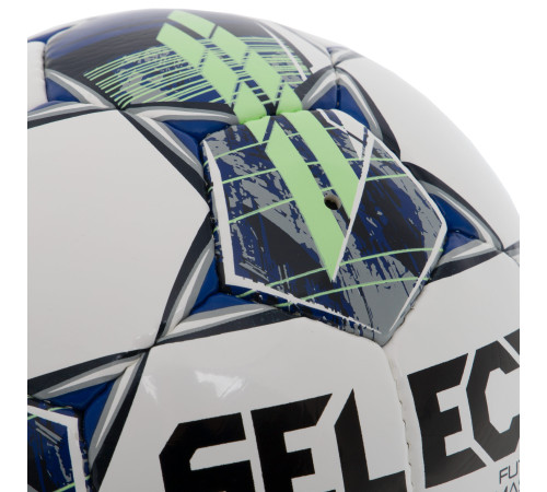 М'яч для футзалу SELECT FUTSAL MASTER FIFA BASIC V22 №4 білий-зелений