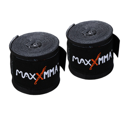 Бинты боксерские с принтом Череп полиэстер с эластаном 2штуки MAXXMMA 3м цвета в ассортименте