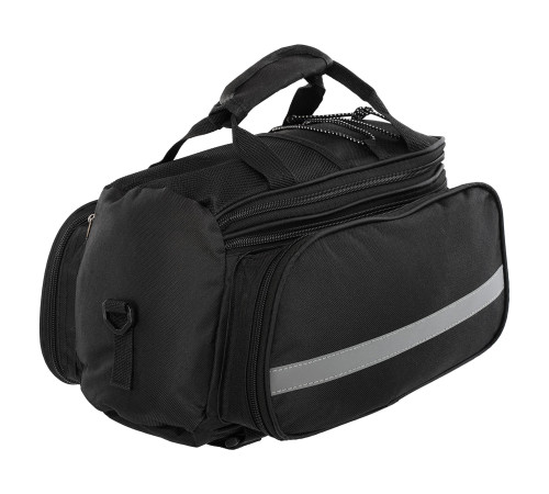 Велосумка-штани на багажник велосипеда двостороння Pannier SP-Sport 2 відділення чорний