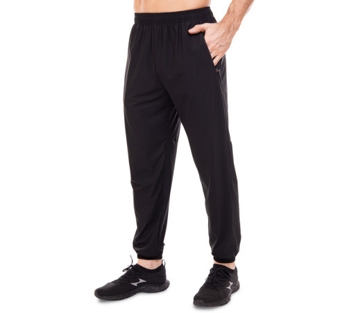 Штаны спортивные мужские на манжете LIDONG M-3XL черный